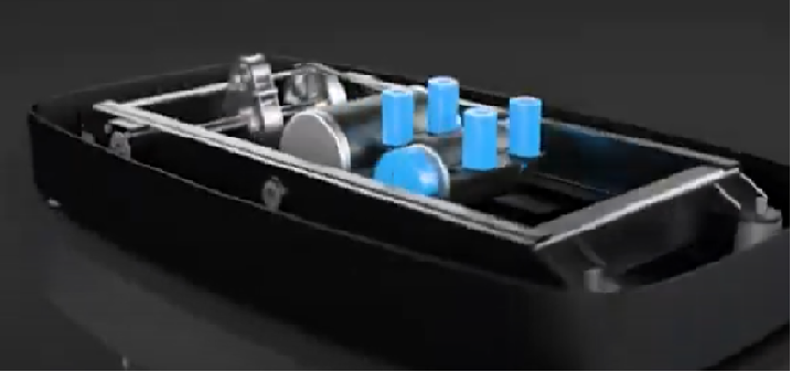 image explicative du fonctionnement d'une plateforme vibrante