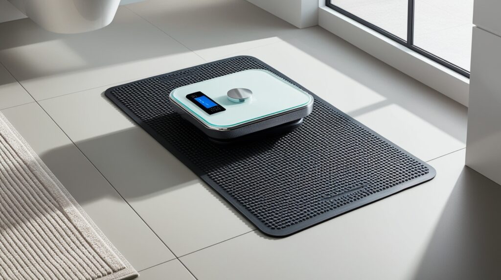 Tapis antidérapant pour meilleure balance connectée
