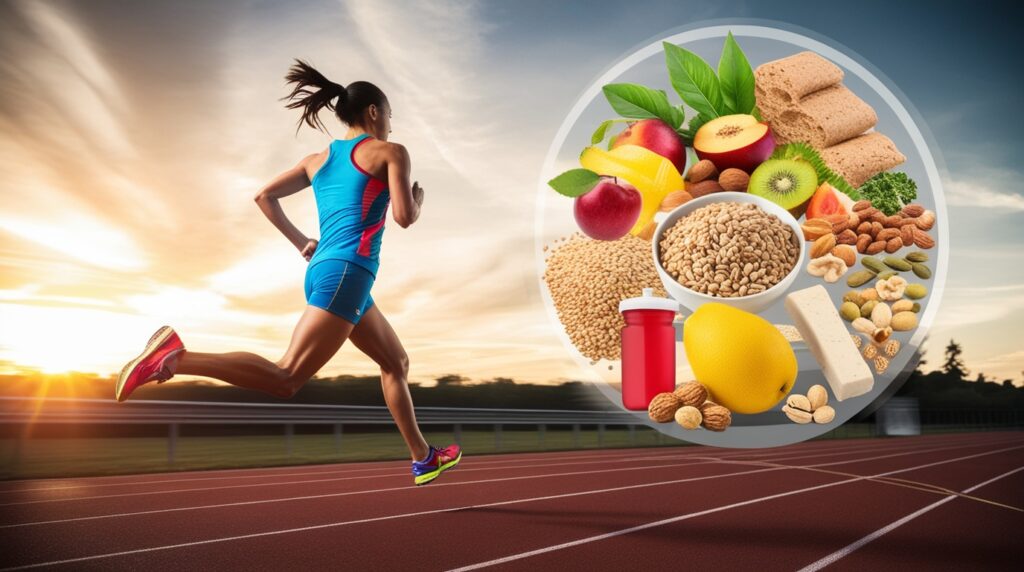 Image de plat pour courir plus vite