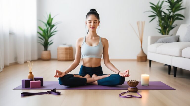 Yoga à la maison : 10 accessoires indispensables pour bien commencer